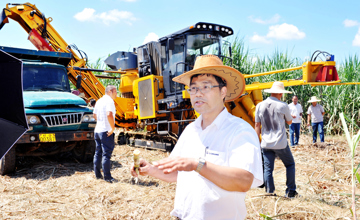 “鐵牛”“啃”甘蔗　“吸睛”又“吸粉”　柳工農(nóng)機(jī)公司甘蔗生產(chǎn)全程機(jī)械化產(chǎn)品受追捧